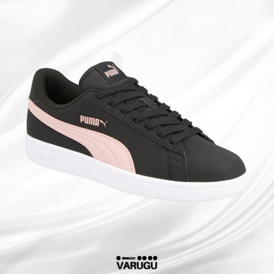 Tenis PUMA negro con rosa mujer