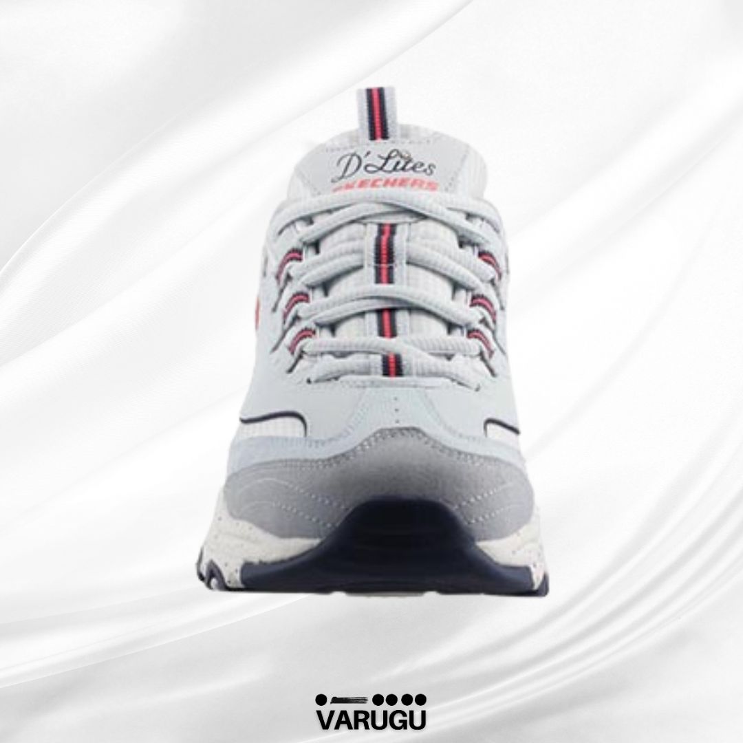 Tenis Skechers azul mujer con plantilla acolchonada