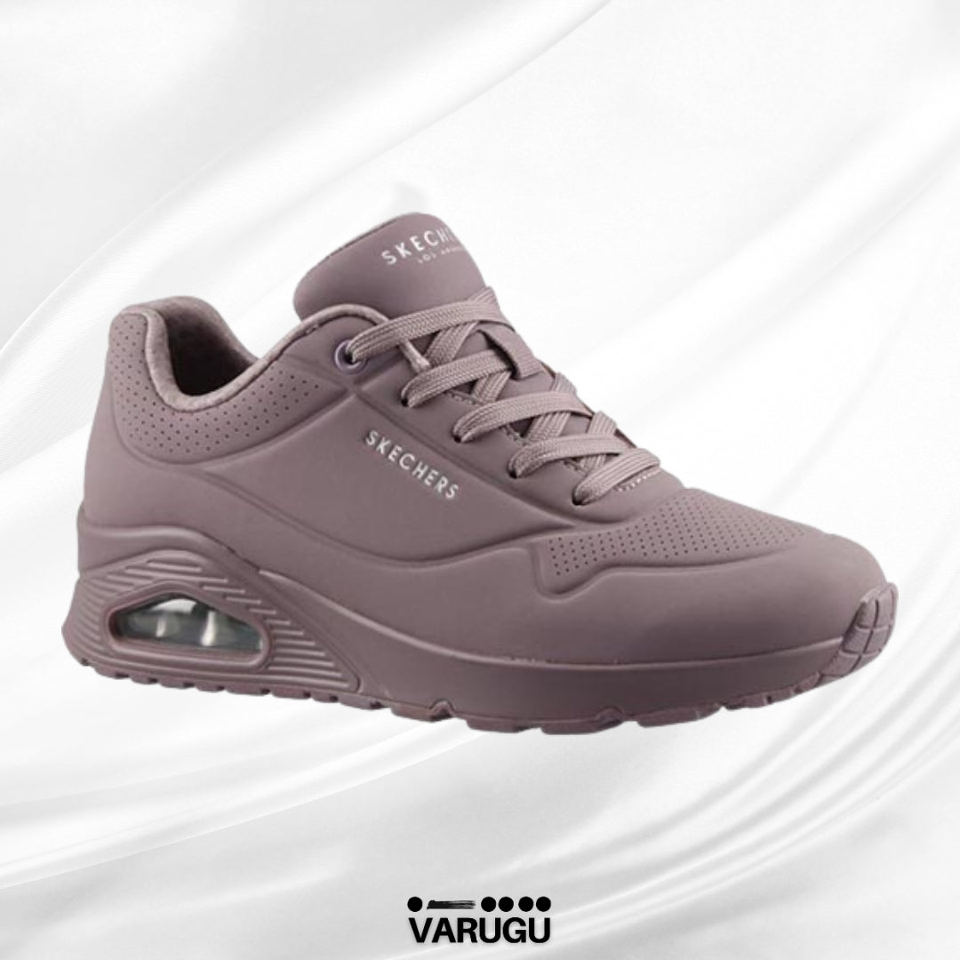 Tenis Skechers malva mujer
