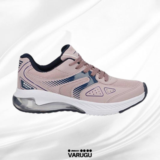Tenis sport transpirables color taro para mujer