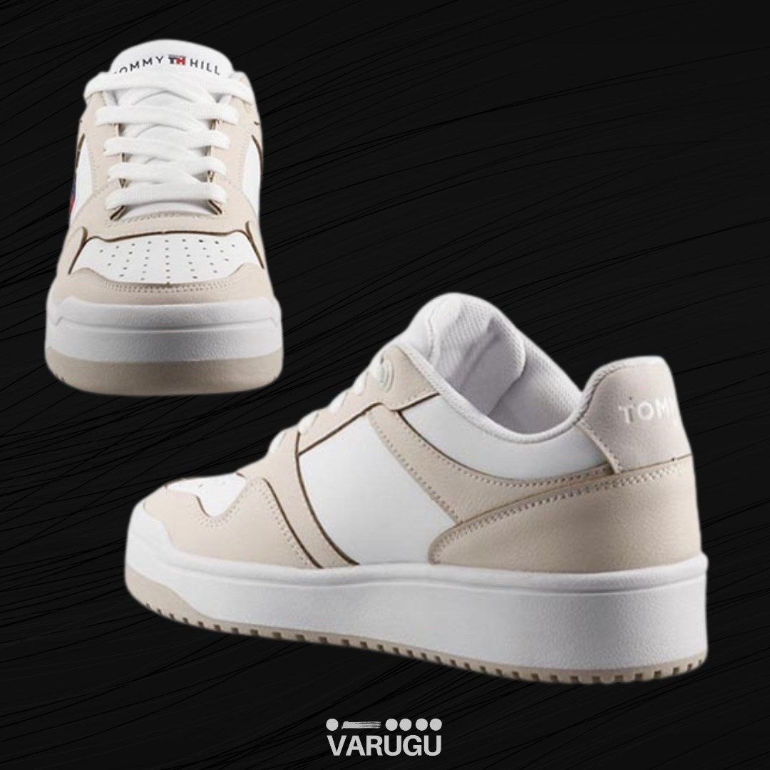 Tenis Tommy latte mujer
