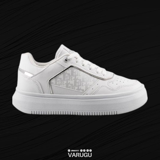 Tenis blancos cómodos HGN para dama