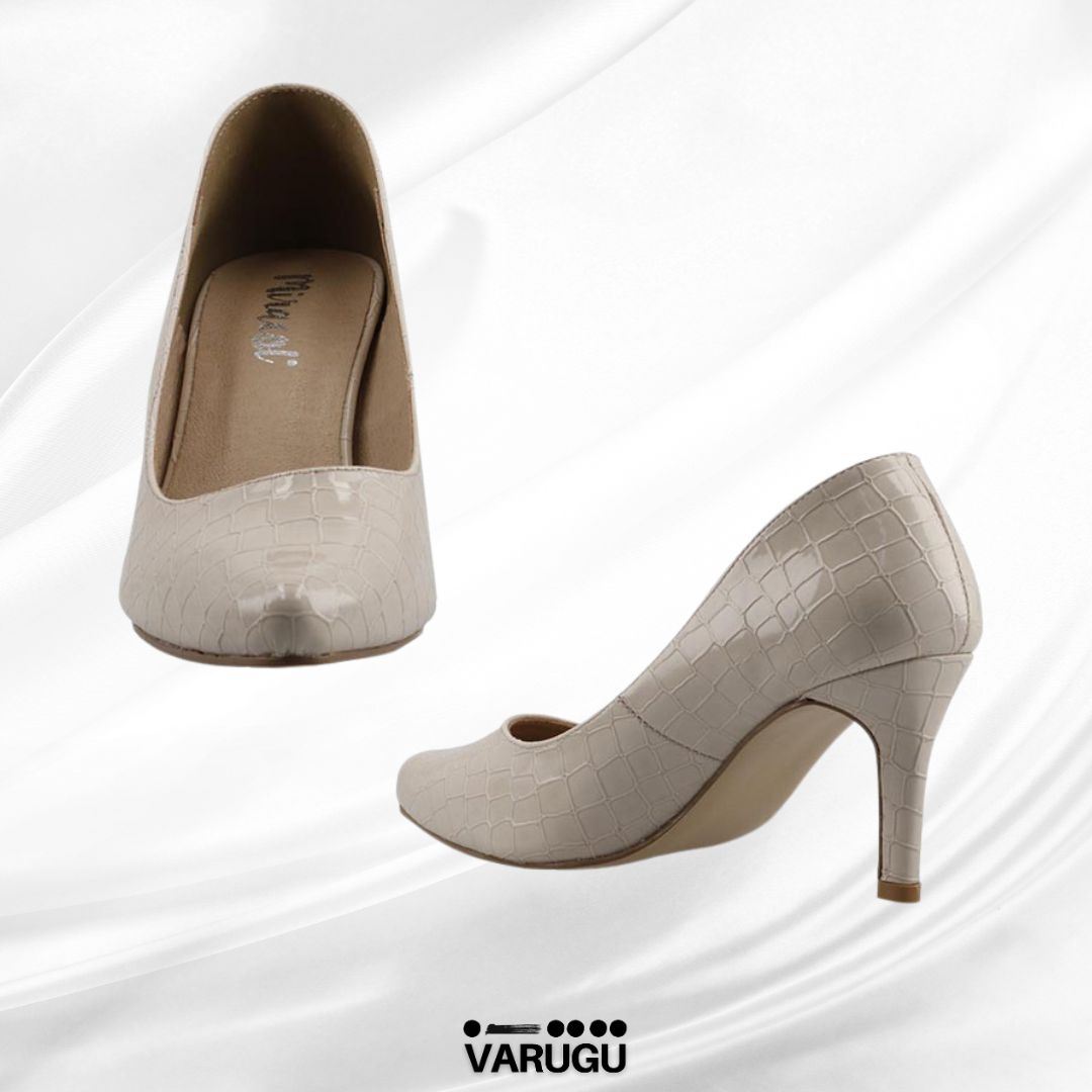 Zapatillas con punta tono latte