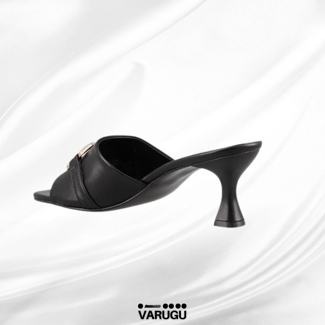 Zapatillas elegantes con tacón chico