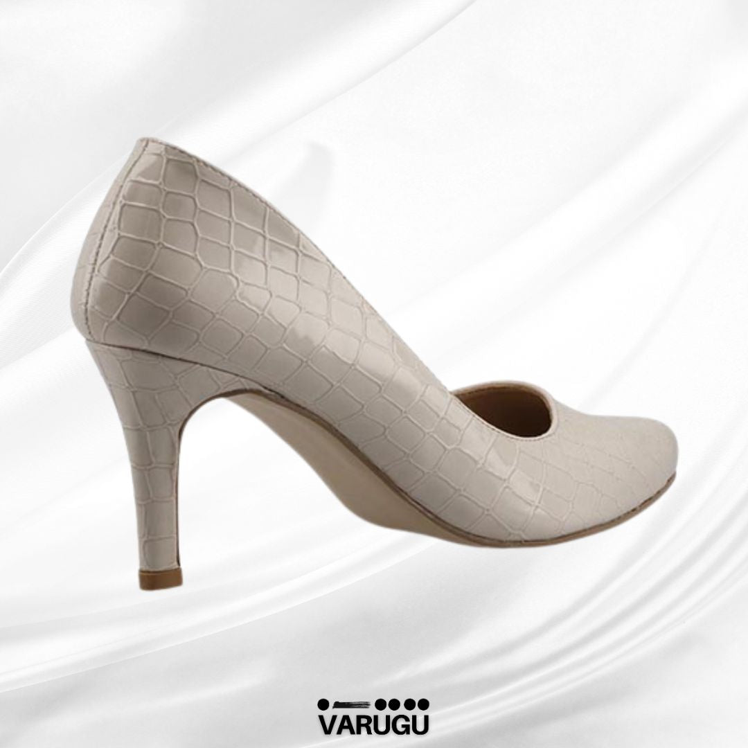 Zapatillas con punta tono latte