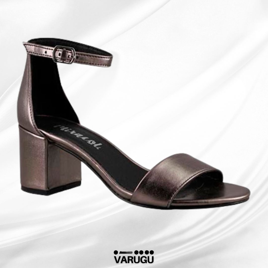 Zapatillas inox con cinturón