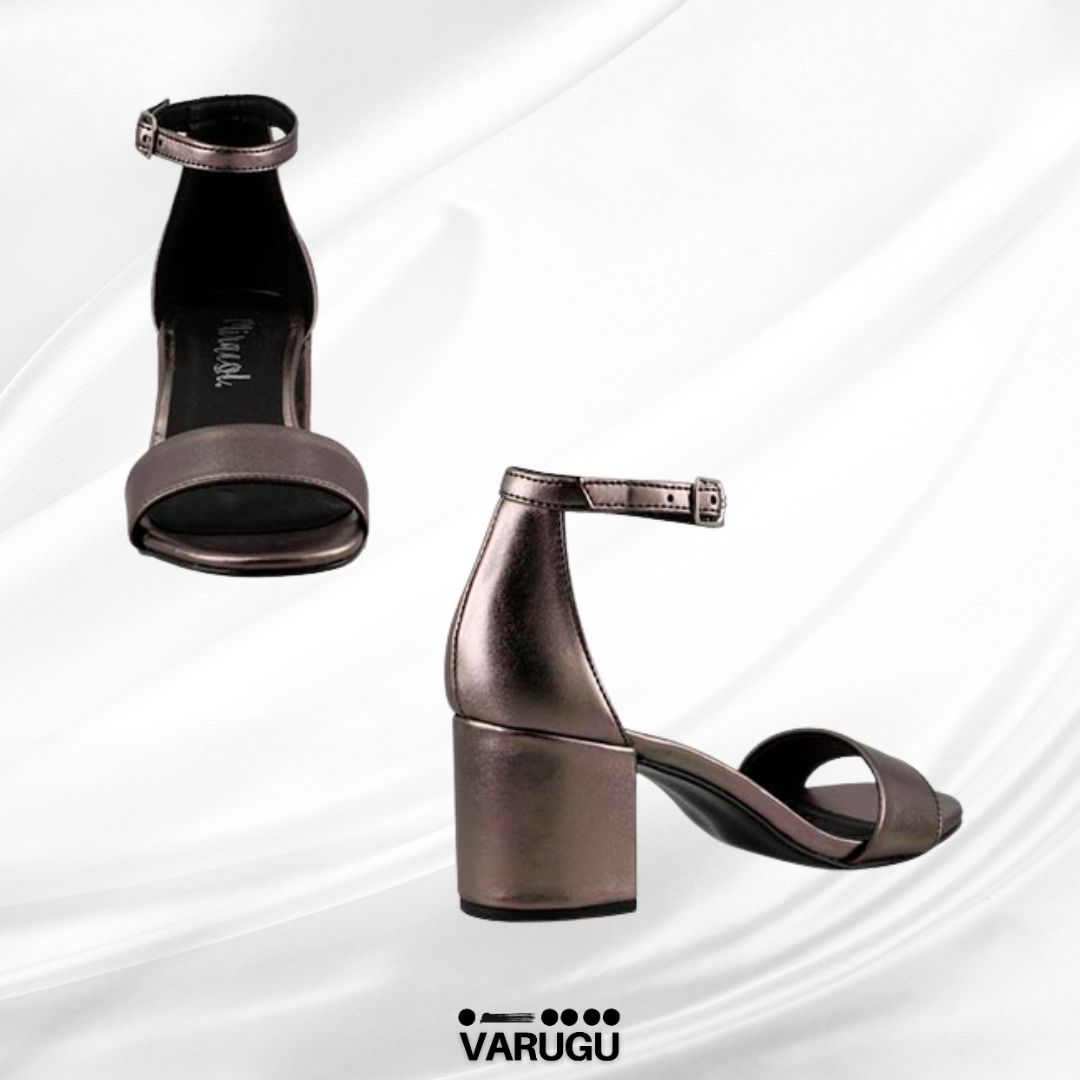 Zapatillas inox con cinturón