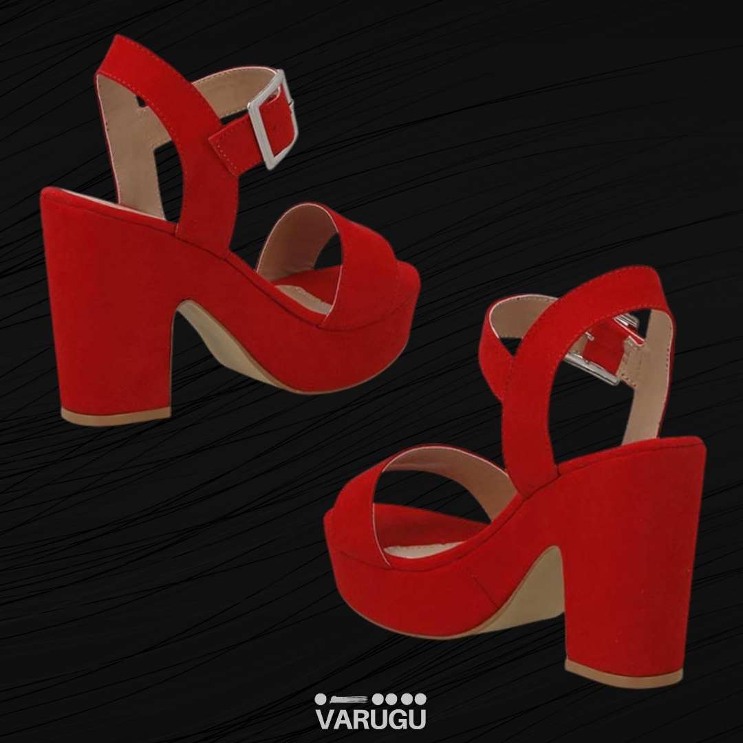Zapatillas de moda rojas hotsell