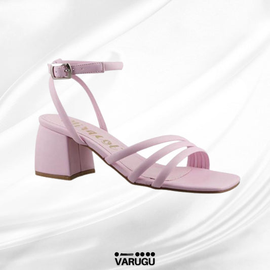 Zapatilla de tacón bajo, cómodas para dama