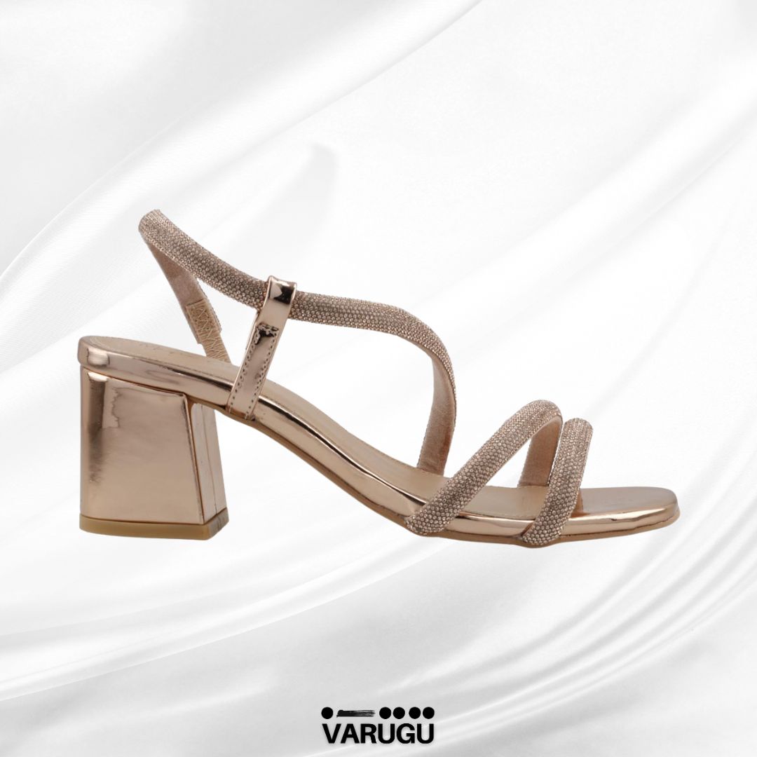 Zapatillas Oro Rosa con brillos