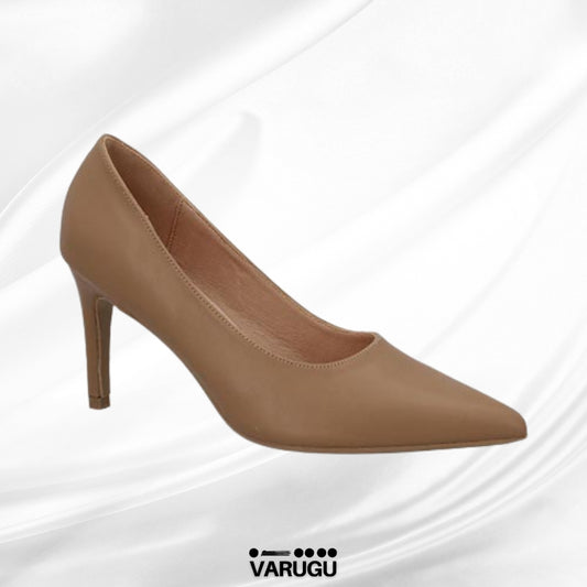 Zapatillas color nude cerradas