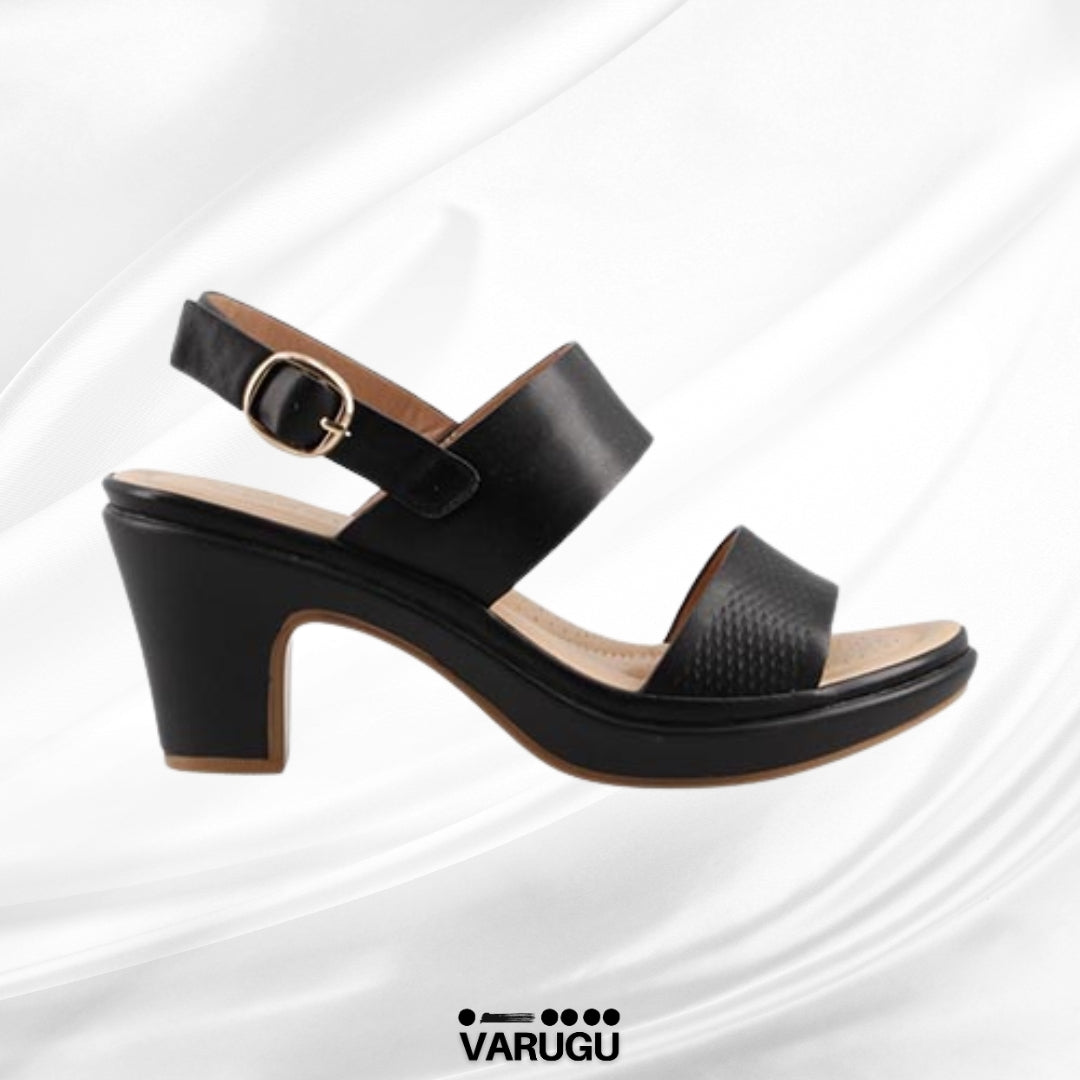 Zapatillas negras con plantilla acolchonada