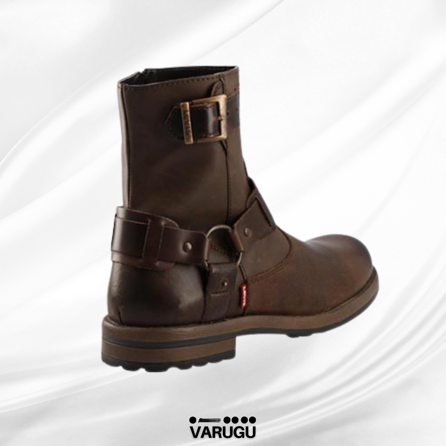 Botines LEVIS café de piel finos