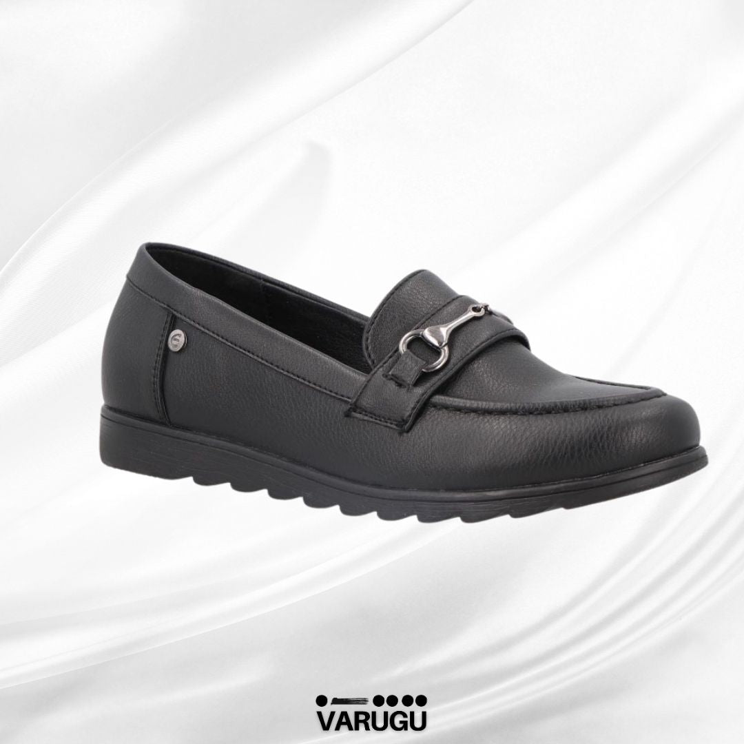 Zapatos negros casuales para oficina dama