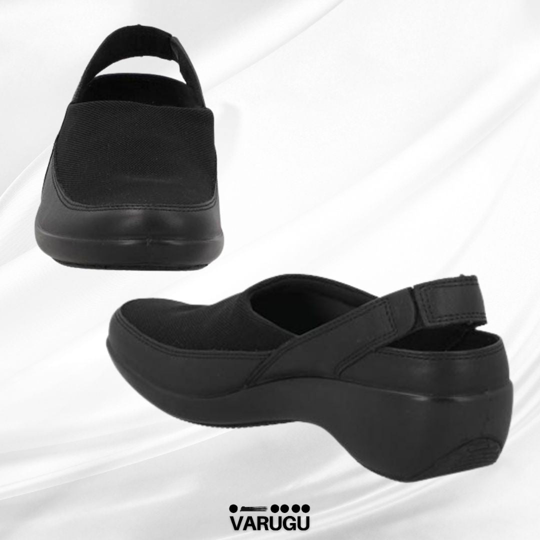 Zapatos Flexi seguros para trabajar de piel