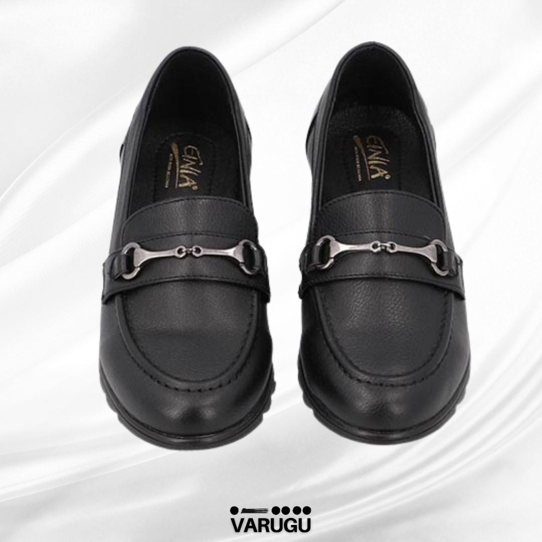 Zapatos negros casuales para oficina dama