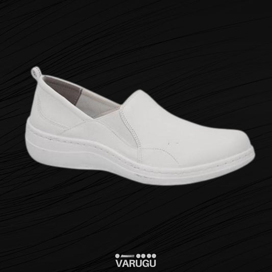 Zapatos Flexi blancos para trabajar en hospital o clínicas mujer