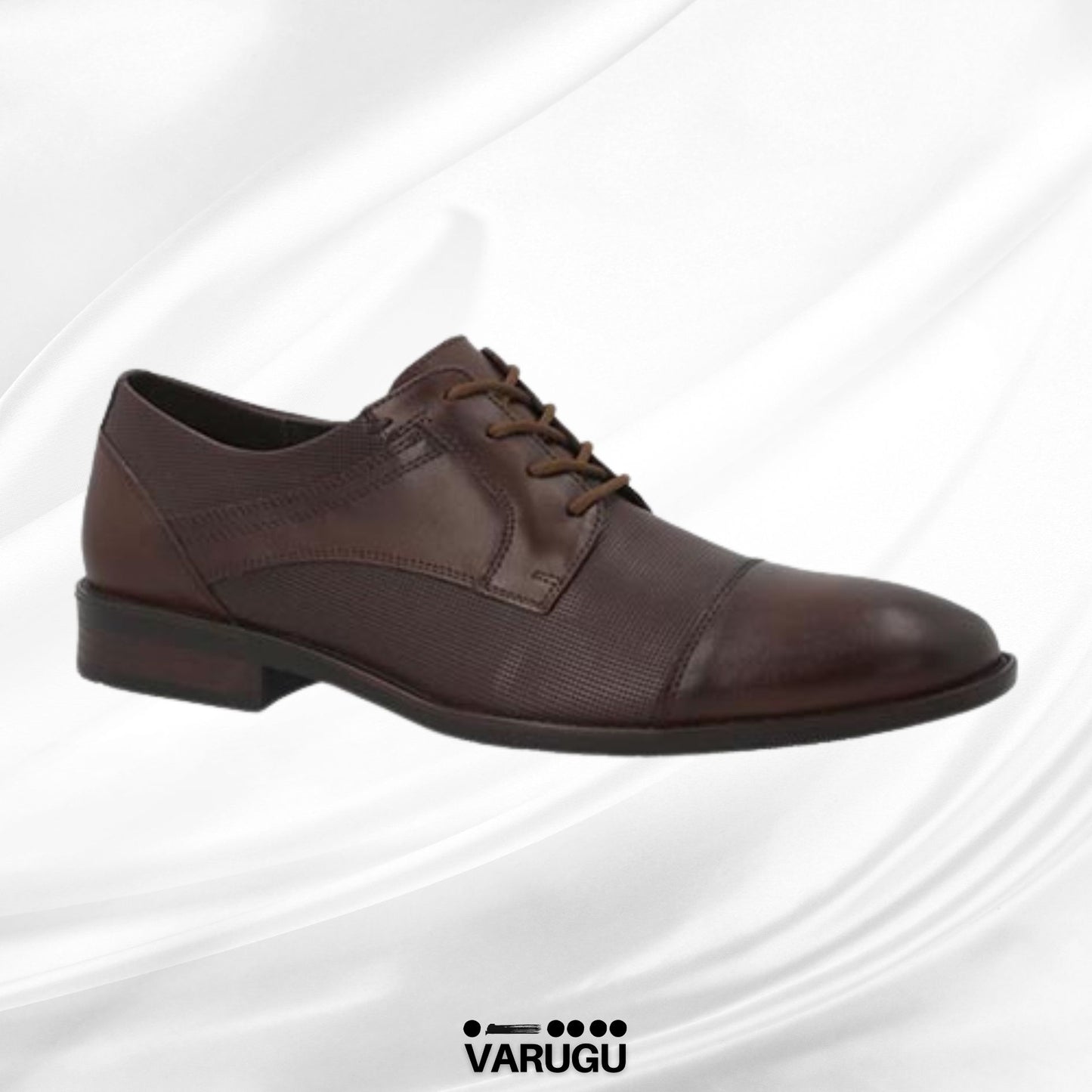 Zapatos Christian Gallery de piel color CAOBA hombres